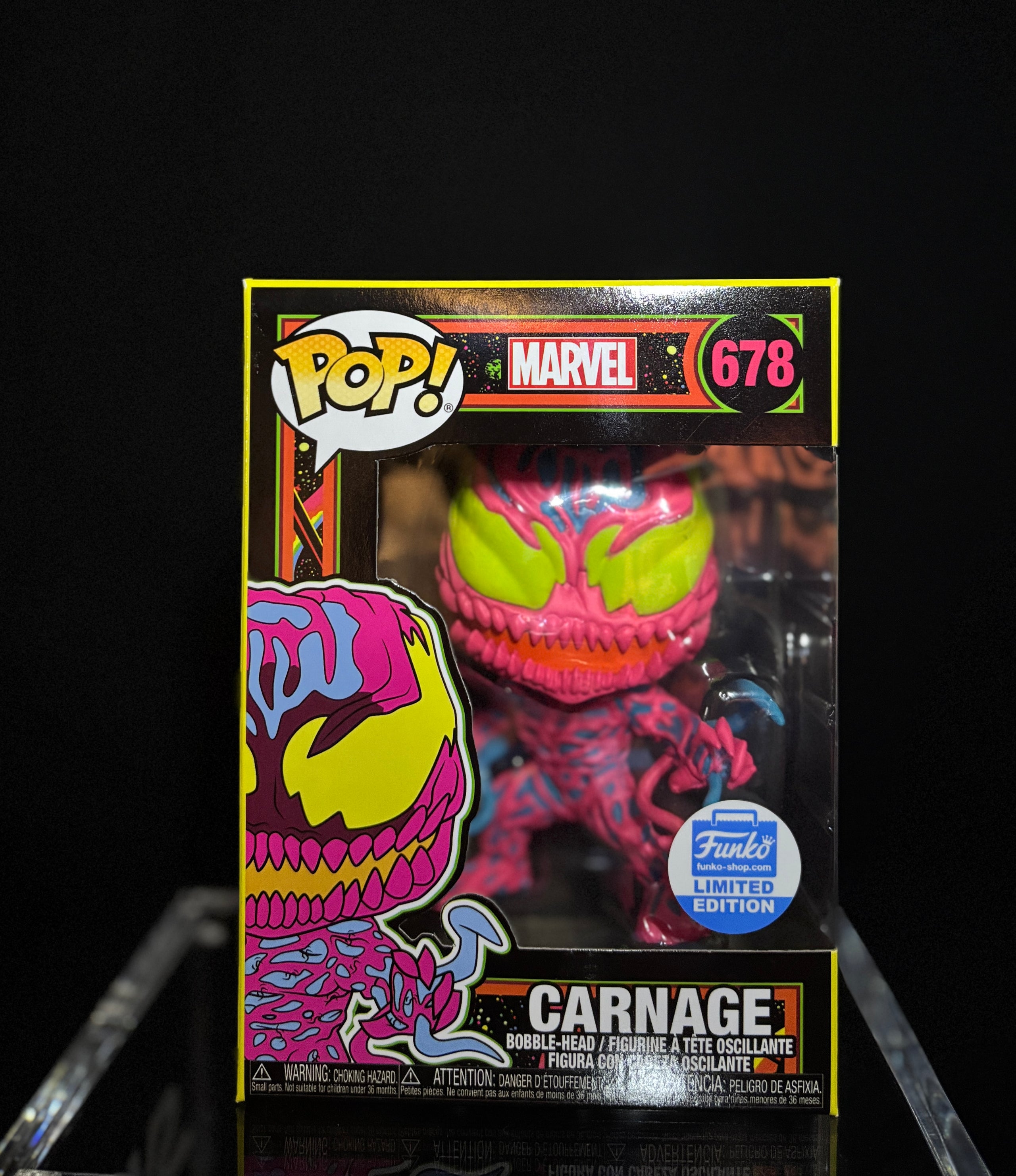 Funko Pop Blacklight Carnage