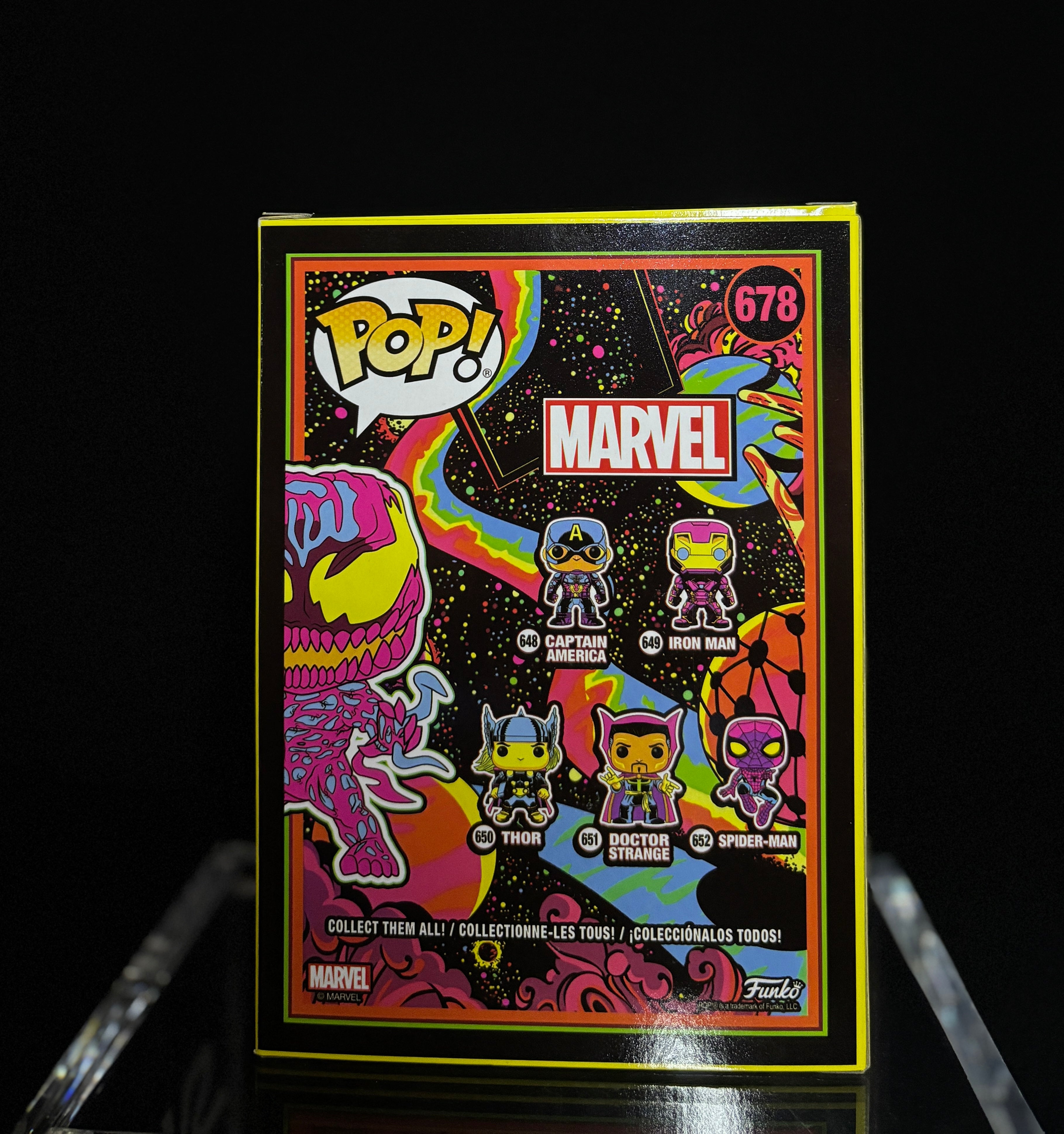 Funko Pop Blacklight Carnage