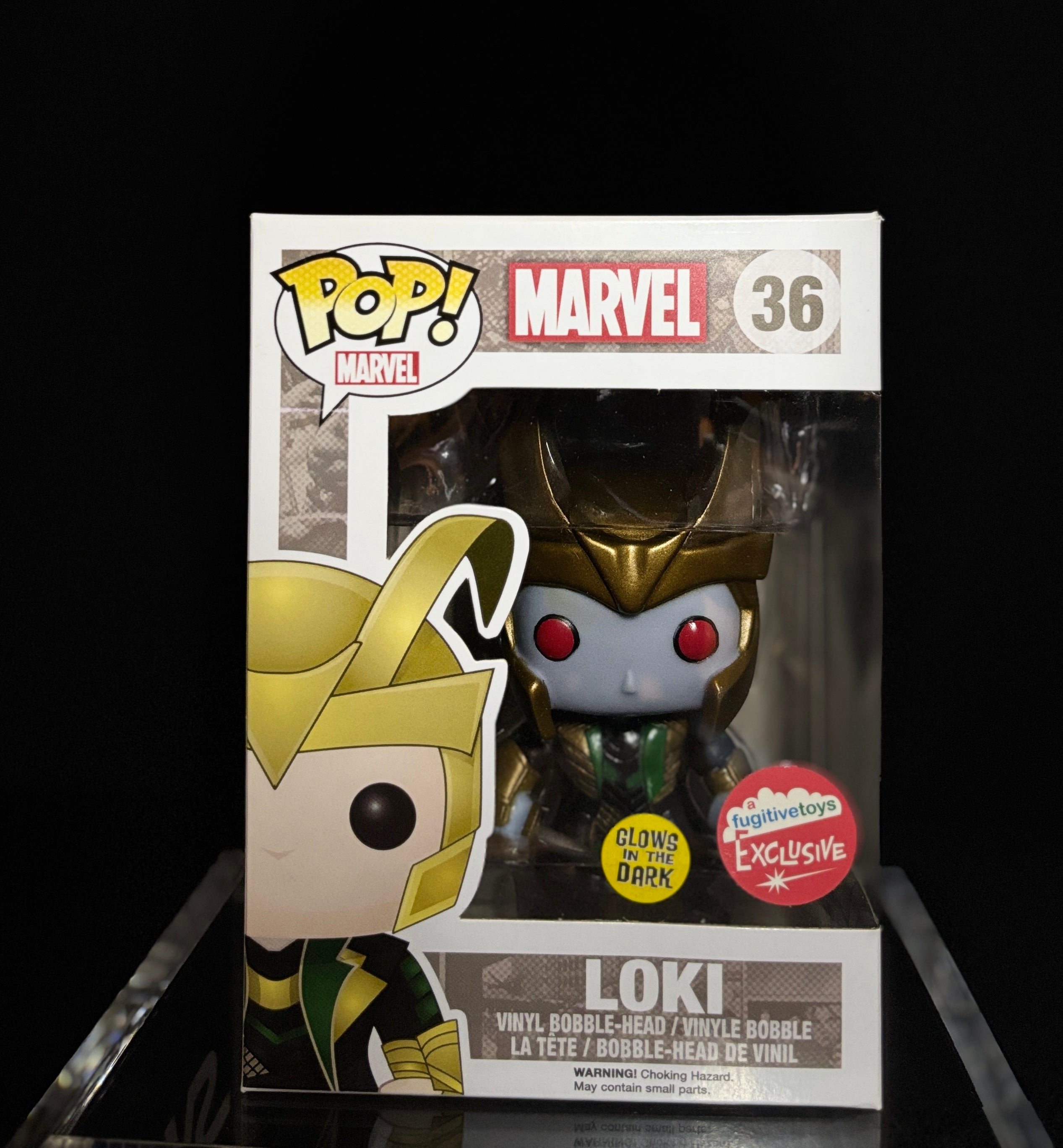 Funko Pop Loki Fugitive Toys GITD