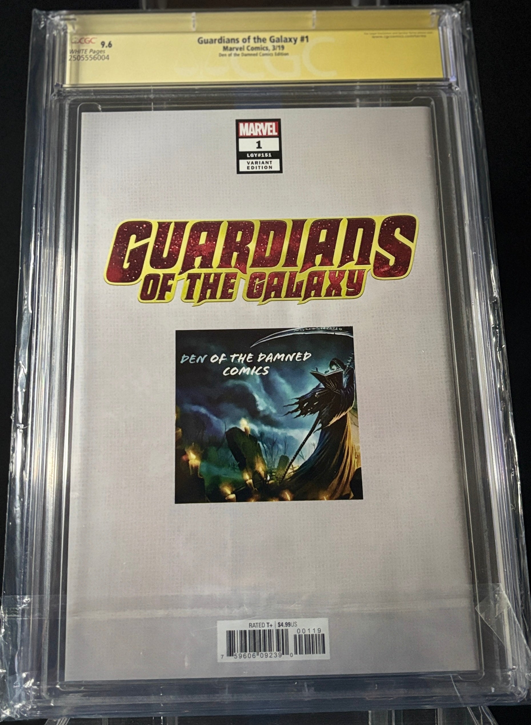 Guardians of the Galaxy #1 CGC 9.6 Greg Horn Auto